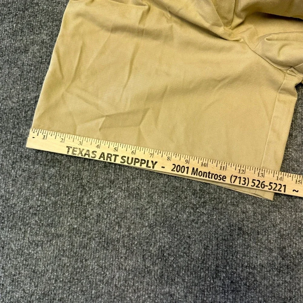 Hickory Shorts Womens Size 8 Beige Pleated High Waist Casual Cotton Made in USA